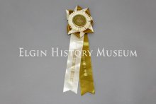 Yellow ribbon for the Michigan Gladiolus Society