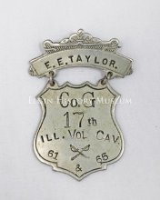 E.E. Taylor 17th ILL.. Vol. Cav.