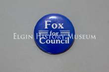 Fox for City Council Pin
