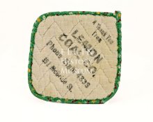 Lemon Coal Potholder