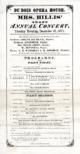 DuBois Opera House Program