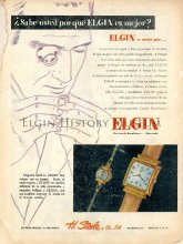 ELGIN Watch Advertisement