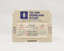 The First National Bank of Elgin Calendar