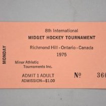 8th International Midget Hockey Tournament in Richmond Hill 1975