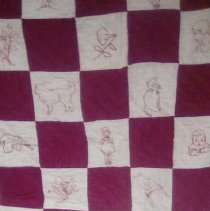 Red and White Quilt, 1937