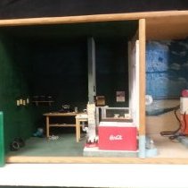 Diorama of Scheidemantel's Service Station