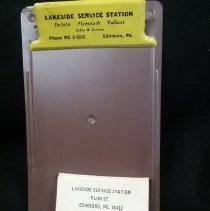 Lakeside Service Station Clipboard