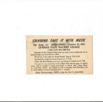 1953 Edinboro State Teachers College Homecoming