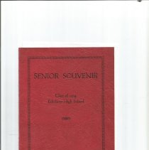 1934 Senior Souvenir Booklet, High School