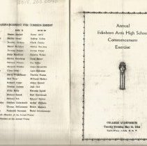 1954 Edinboro High School Commencement