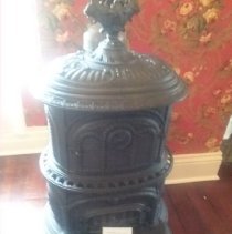 Victorian Ornate Cast Iron Woodburning Stove