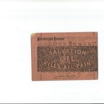 Advertisement for Central Drug Store, circa 1900