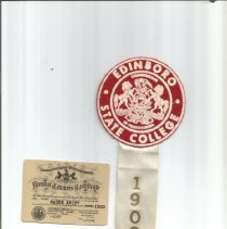 1900 Edinboro State College Ribbon/Card , Maude Goodell Swift