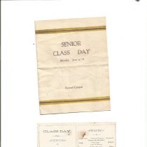 Senior Class Day, 1883 and 1918