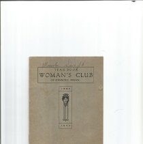Woman's Club of Edinboro - 1924-25