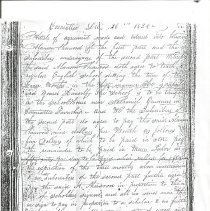 1824 Teacher Contract for Alanson Sherwood