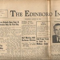 1955 Edinboro Independent Newspapers