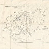1973 Map of the Bottom Contours of Edinboro Lake
