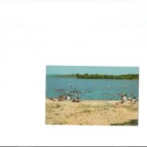 Postcard of the Beach at Edinboro Lake