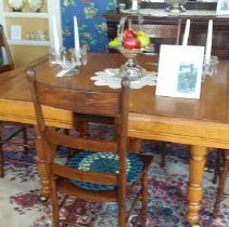 1880's Oak Pull-out Table