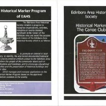 Canoe Club Historical Marker