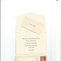 1920 HS Announcement for Donald Porter