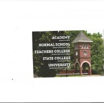 Postcard announcing the name change to PennWest