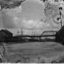 Landscape showing railroad siding