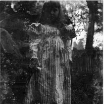 Informal Outdoor portrait of a female child