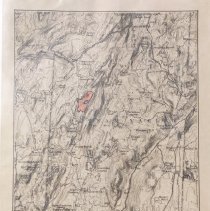 Map of Singing Ridge Camp with separate sheet blow up of camp area