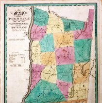 Map of the Counties of Dutchess and Putnam, by David Burr