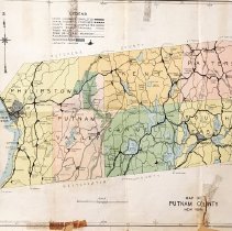 Map of Putnam County New York