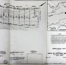 Subdivision Lot Map in Putnam Valley with Notes