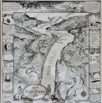Revolutionary War Era West Point Area Map 1778- 1780