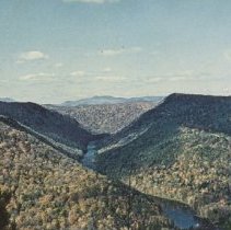Hudson River from Dutton Mountain, Near Minerva, New York