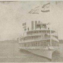Hudson River Day Line - Steamer "Robert Fulton"