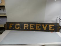 F.G. REEVE Name Board