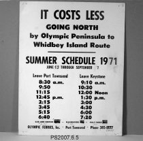 COSTS LESS POSTER
