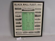 Black Ball Line Schedule 1941