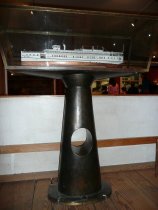 Metal stand and display case with SS Flyer