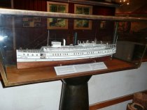 Display case and SS Flyer model