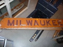 Name board of MILWAUKEE
