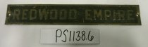 Nameplate for REDWOOD EMPIRE