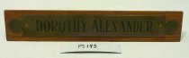 DOROTHY ALEXANDER Sign