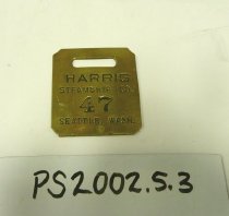 Harris Steamship Company Identification Tag