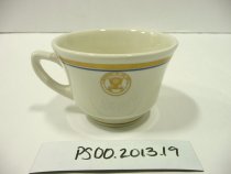 Navy Coffee Cup