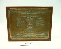 ALASKA Builder's Plate