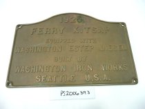 KITSAP Engine Maker's Plate