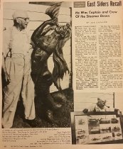 East Siders Recall: He Was Captain and Crew Of the Steamer Dawn