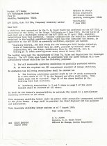 M/V ELWHA, O.N. 512 324, Temporary Stability Letter